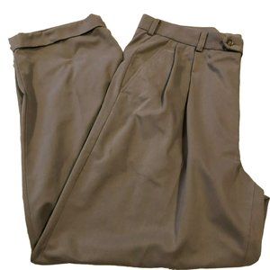 IZOD Sz 38x32 Pleated baggie pants w/Pleats Khaki Tan